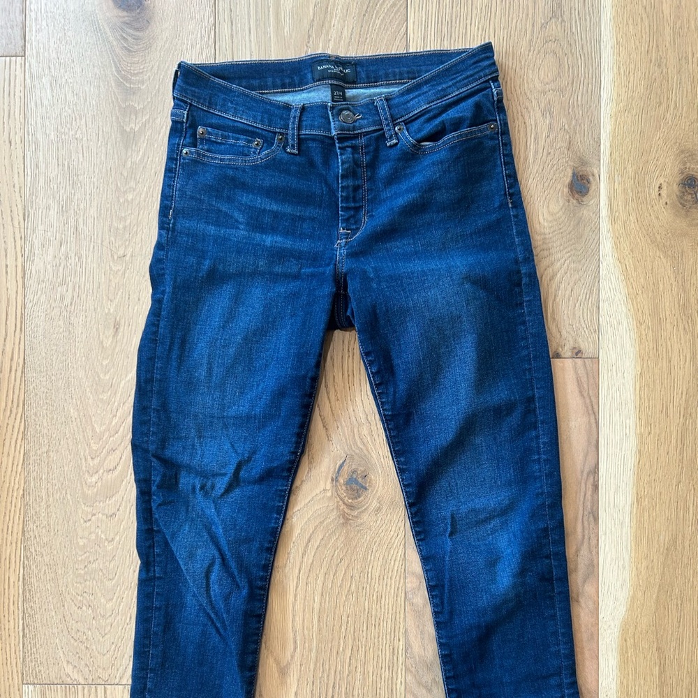 Banana Republic Dark Blue Sculpt Skinny Jeans Size 4